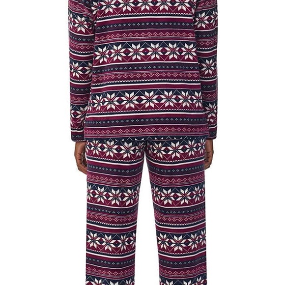 Nautica Women’s 2-pc Lightweight Fleece Pajama Sleepwear Set Pants w-Pockets XXL - Picture 3 of 7